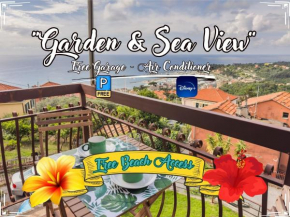 Garden & Sea View - Free Beach Access and Garage - WiFi Varazze